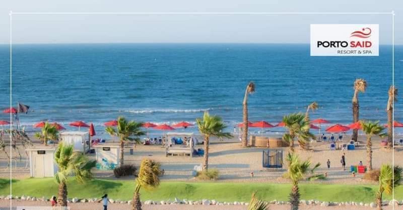 شاليه فندقي أرضي بحديقه خاصه في منتجع بورتوسعيد 'Ezbet Shalabi el-Rudi Exteriör bild